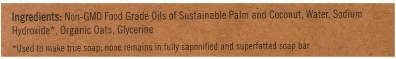 Sappo Hill Natural Oatmeal Glycerine Bar Soap - 3.5 Ounce - Image 3
